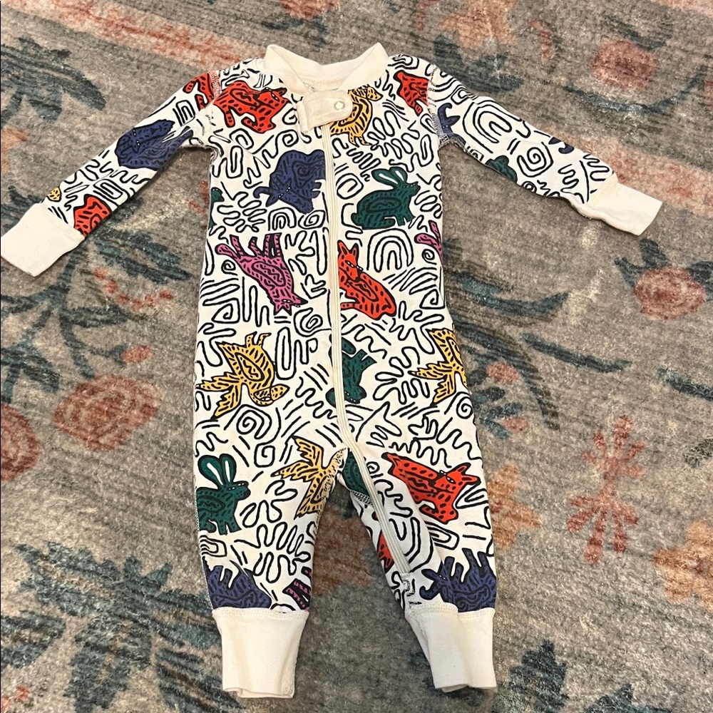Hanna Andersson Keith Haring onesie 6-12 months